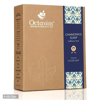 Octavius Chamomile Sleep (Caffeine Free) Loose Leaf Herbal Tea - 100 GMS-thumb0