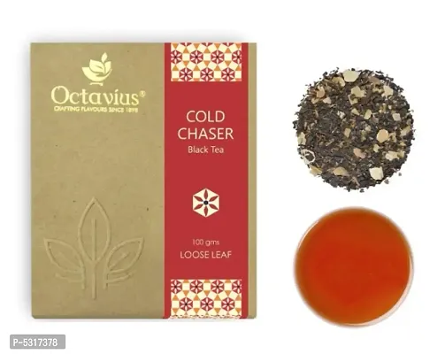 Octavius Cold Chaser Loose Leaf Black Tea - 100 Gms-thumb0