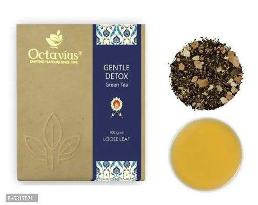 Octavius Gentle Detox Loose Leaf Green Tea - 100 Gms-thumb0