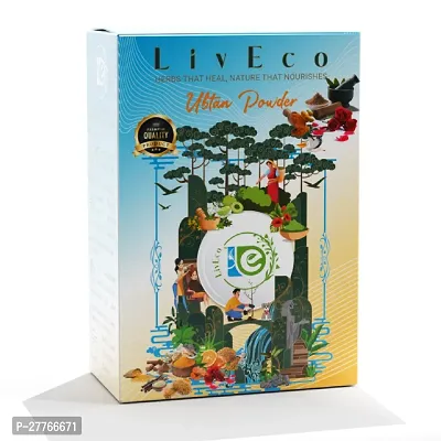 LivEco Ubtan Powder Face Pack / Body Scrub | DIY Organic Sunnipindi Ayurvedic Face Pack 300gms-thumb0