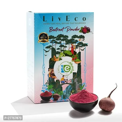 LivEco Beetroot Powder for Face  Pack | DIY Herbal Organic Face Mask 300gms-thumb0