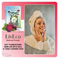 LivEco Beetroot Powder for Face  Pack | DIY Herbal Organic Face Mask 300gms-thumb2