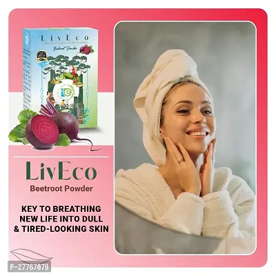 LivEco Beetroot Powder for Face  Pack | DIY Herbal Organic Face Mask 300gms-thumb3