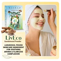LivEco Sandalwood Powder for Face Pack | DIY Skin Exfoliating Natural Chandan Face Mask 300gms-thumb1