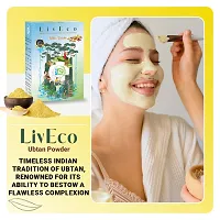 LivEco Ubtan Powder Face Pack / Body Scrub | DIY Organic Sunnipindi Ayurvedic Face Pack 300gms-thumb1