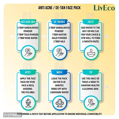LivEco Sandalwood Powder for Face Pack | DIY Skin Exfoliating Natural Chandan Face Mask 150gms-thumb4
