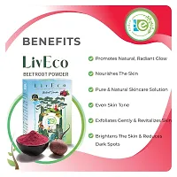 LivEco Beetroot Powder for Face  Pack | DIY Herbal Organic Face Mask 300gms-thumb3