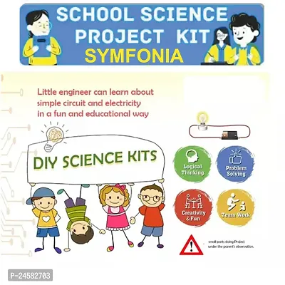 SYMFONIA School Science Project DC Motor kit 70 Item Loose in one Pack-thumb2