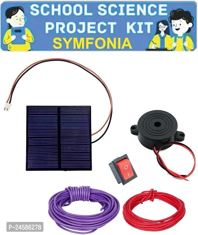 SYMFONIA School Science Project Working Model Solar Alarm Kit for Students