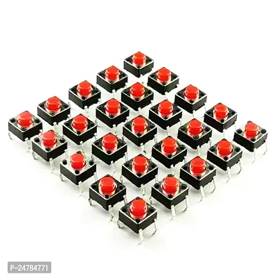 SYMFONIA 50 Pieces Momentry Push Button Switch Micro Push to On Button (Pack of 50)-thumb0