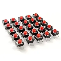 SYMFONIA 50 Pieces Momentry Push Button Switch Micro Push to On Button (Pack of 50)-thumb1