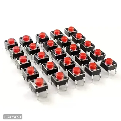 SYMFONIA 50 Pieces Momentry Push Button Switch Micro Push to On Button (Pack of 50)-thumb2