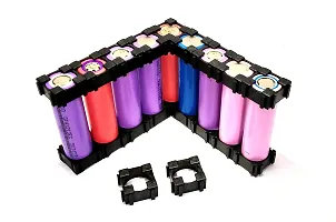 SYMFONIA 10PCS 18650 Lithium Battery Spacer Plastic Holder for DIY Battery Pack Making-thumb4