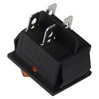 SYMFONIA Heavy-duty DPST 4 Pins ON/Off AC Rocker YELLOW Switch with Indicator Lights 16 A Two Way-thumb2