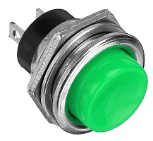 SYMFONIA 2Pin 3Amp Momentary Green Push Button Switch Panel Mount Push Button Horn Switch-thumb4