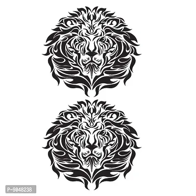 Temporary Tattoowala Angry Tiger Tattoo Men and Women Temporary Body Tattoo-thumb2