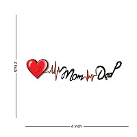 Heart with Mom and Dad Tattoo Temporary Body Waterproof Boy and Girl Tattoo-thumb3