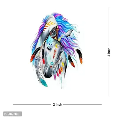 Horses  Animal Tattoo Waterproof Male and Female Temporary Body Tattoo-thumb3