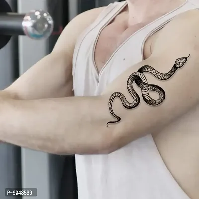 Snake Tattoo Temporary Body Waterproof Boy and Girl Tattoo-thumb0