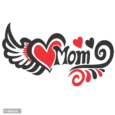 Mom Heart with Wings Tattoo Temporary Body Waterproof Boy and Girl Tattoo-thumb2