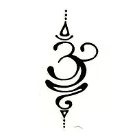 Om Candle Tattoo  Waterproof Man and Female Temporary Body Tattoo-thumb1