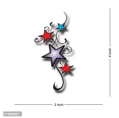 Temporary Tattoowala Star Tattoo Temporary Body Waterproof Boy and Girl Tattoo-thumb4