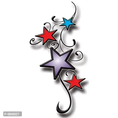 Temporary Tattoowala Star Tattoo Temporary Body Waterproof Boy and Girl Tattoo-thumb2