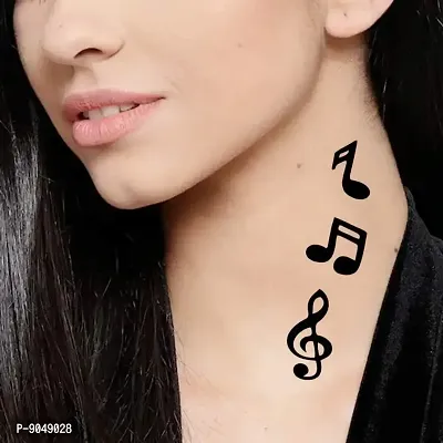 Temporary Tattoowala Music Symbol Tattoo Temporary Body Waterproof Boy and Girl Tattoo-thumb0