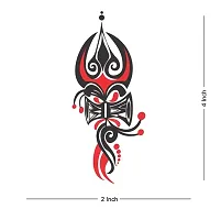 Trishul with Damru Tattoo Temporary Body Waterproof Boy and Girl Tattoo-thumb2