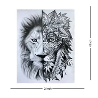 Tiger Animal Tattoo Waterproof Male and Female Temporary Body Tattoo-thumb3