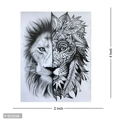 Tiger Animal Tattoo Waterproof Male and Female Temporary Body Tattoo-thumb4