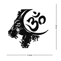 Lion Om Hindu Religion Tattoo Waterproof Male and Female Temporary Body Tattoo-thumb3