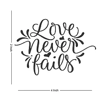 Love Never Fails Tattoo Waterproof Male and Female Temporary Body Tattoo-thumb1