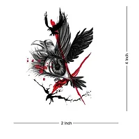 Eye Crow Bird Tattoo Waterproof Male and Female Temporary Body Tattoo-thumb1