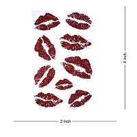 Girls Lips Kiss Tattoo Waterproof Male and Female Temporary Body Tattoo-thumb1