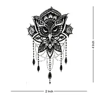 Lotus Owl Birds Tattoo Waterproof Male and Female Temporary Body Tattoo-thumb3