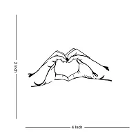 Temporary Tattoowala Hand Heart Love Waterproof for Men and Women Temporary Body Tattoo-thumb3