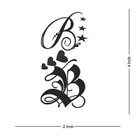 Name B Letter Waterproof Men and Women Temporary Body Tattoo-thumb3