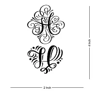 Name H Letter Tattoo Alphabet Two Design Body Temporary Tattoo Waterproof For Girls Men Women-thumb3