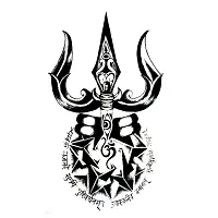 Temporary Tattoowala God Shiv Tattoo Waterproof Temporary Body Tattoo-thumb1