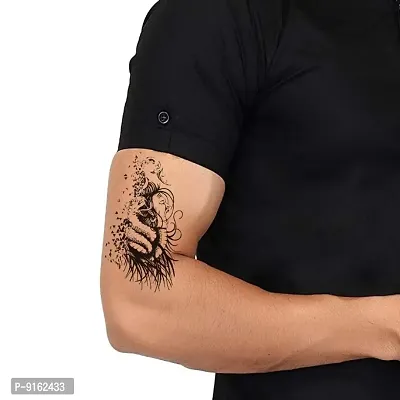 Temporary Tattoowala Shiv with Snake Men and Women WaterproofTemporary Body Tattoo-thumb0