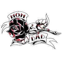 Temporary Tattoowala Flower with Mom Dad Men and Women Waterproof Temporary Body Tattoo-thumb1