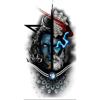 Temporary Tattoowala Shiva Tattoo Men Women Waterproof Temporary Body Tattoo-thumb1