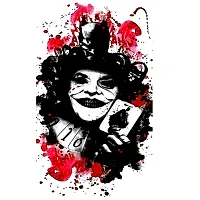 Joker Clown for waterproof Men and Women Temporary Body Tattoo-thumb1