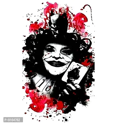 Joker Clown for waterproof Men and Women Temporary Body Tattoo-thumb2