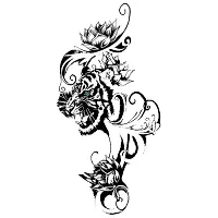 Temporary Tattoowala Lion Tattoo Waterproof Men and Women Temporary Body Tattoo-thumb1