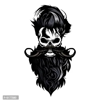 Beard Mustache Hairy Tattoo Temporary Waterproof Tattoo For Men and Women-thumb2