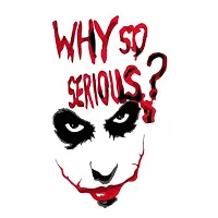 Joker Why So Serious tattoo Temporary Waterproof Tattoo For Men and Women-thumb1