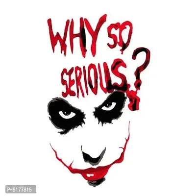 Joker Why So Serious tattoo Temporary Waterproof Tattoo For Men and Women-thumb2