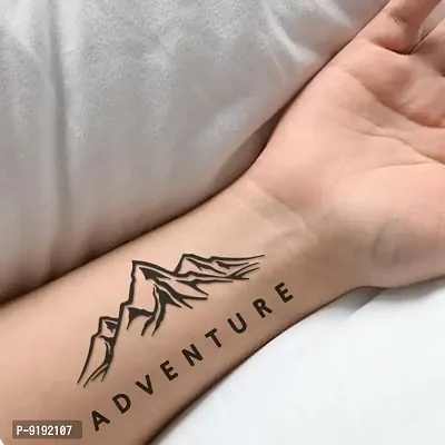 Adventure with Mountain Waterproof Tattoo All Body with Boy and Girl-thumb0